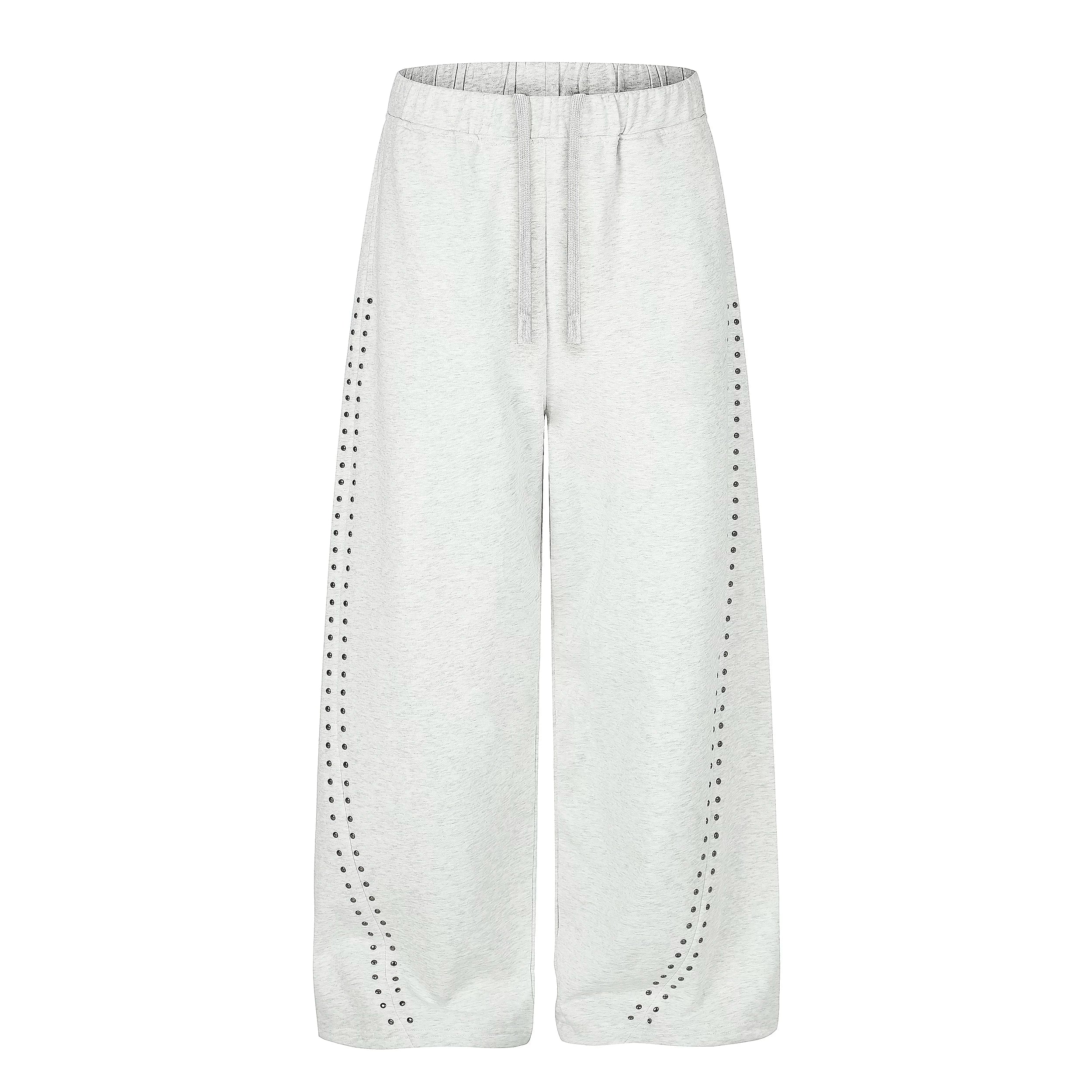 MADWITCH STUDDED WIDE-LEG SWEATPANTS #C1028