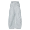 MADWITCH PLEATED STRIPED CURVED PANTS #CK61096