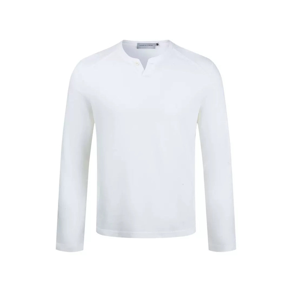MADWITCH WOOL-BLEND HENLEY TEE #2605TX7054