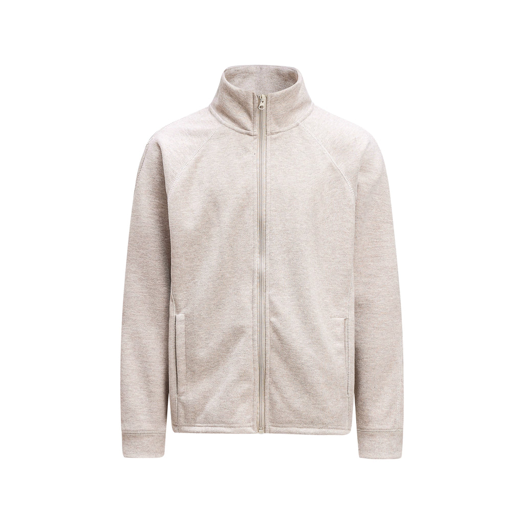 MADWITCH RAGLAN-SLEEVE STAND-COLLAR ZIP SWEATSHIRT #WT2373