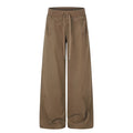 MADWITCH WASHED DRAWSTRING WIDE-LEG LOUNGE PANTS #AN9527